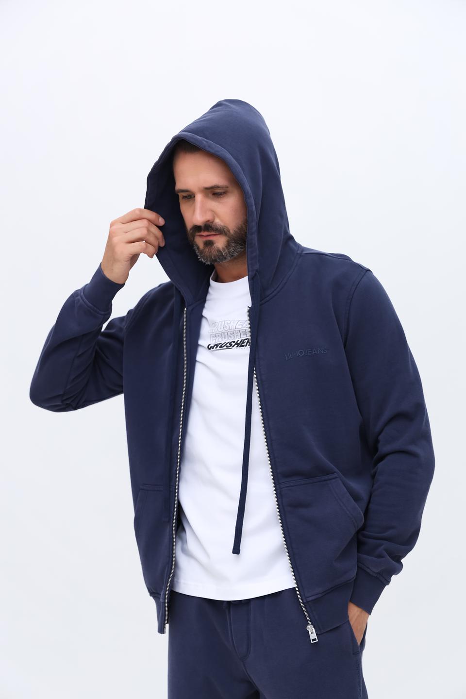 Кардиган Liu-Jo на молнии синий