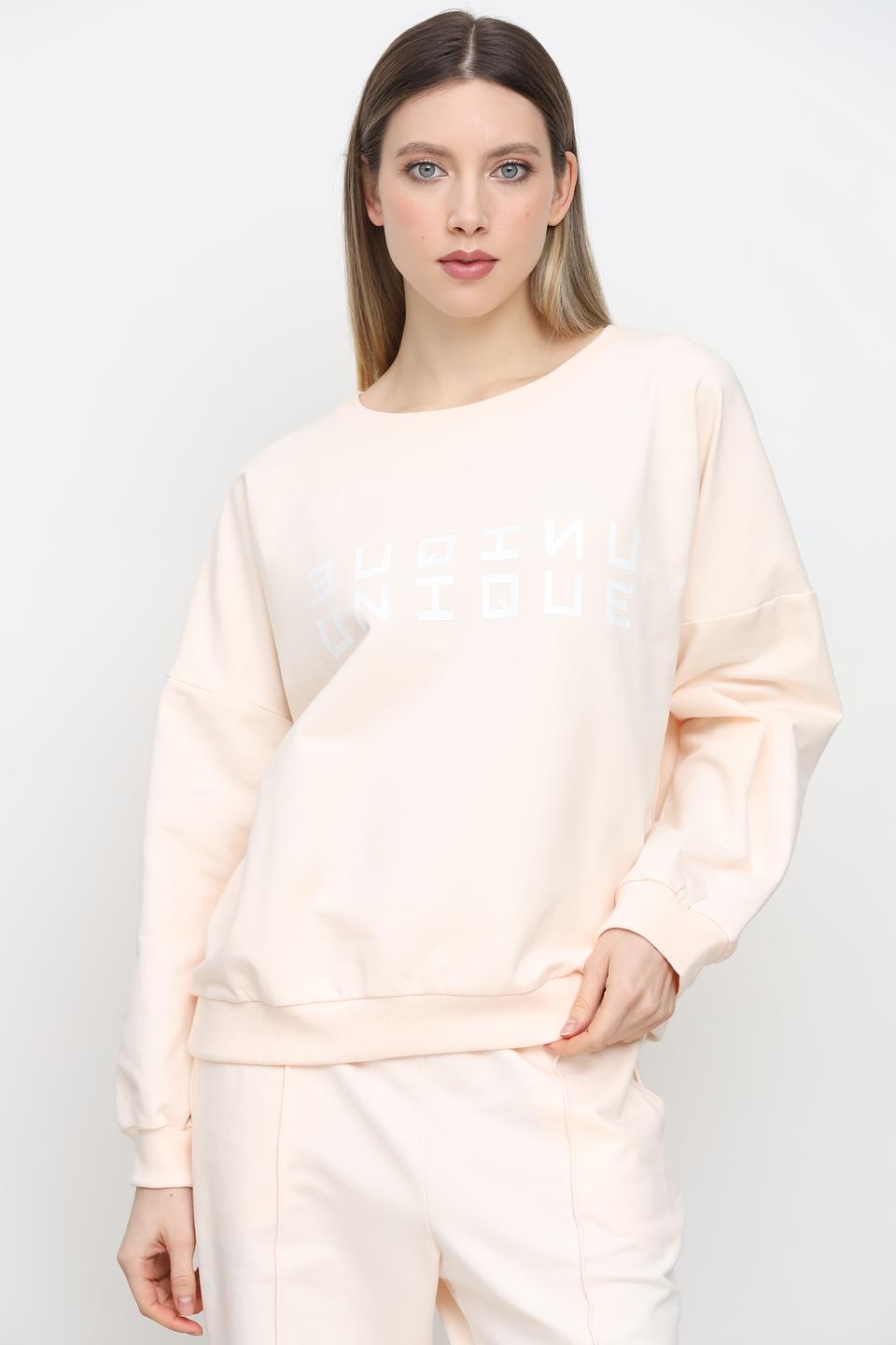 Лонгслив UNQ женский бежевый