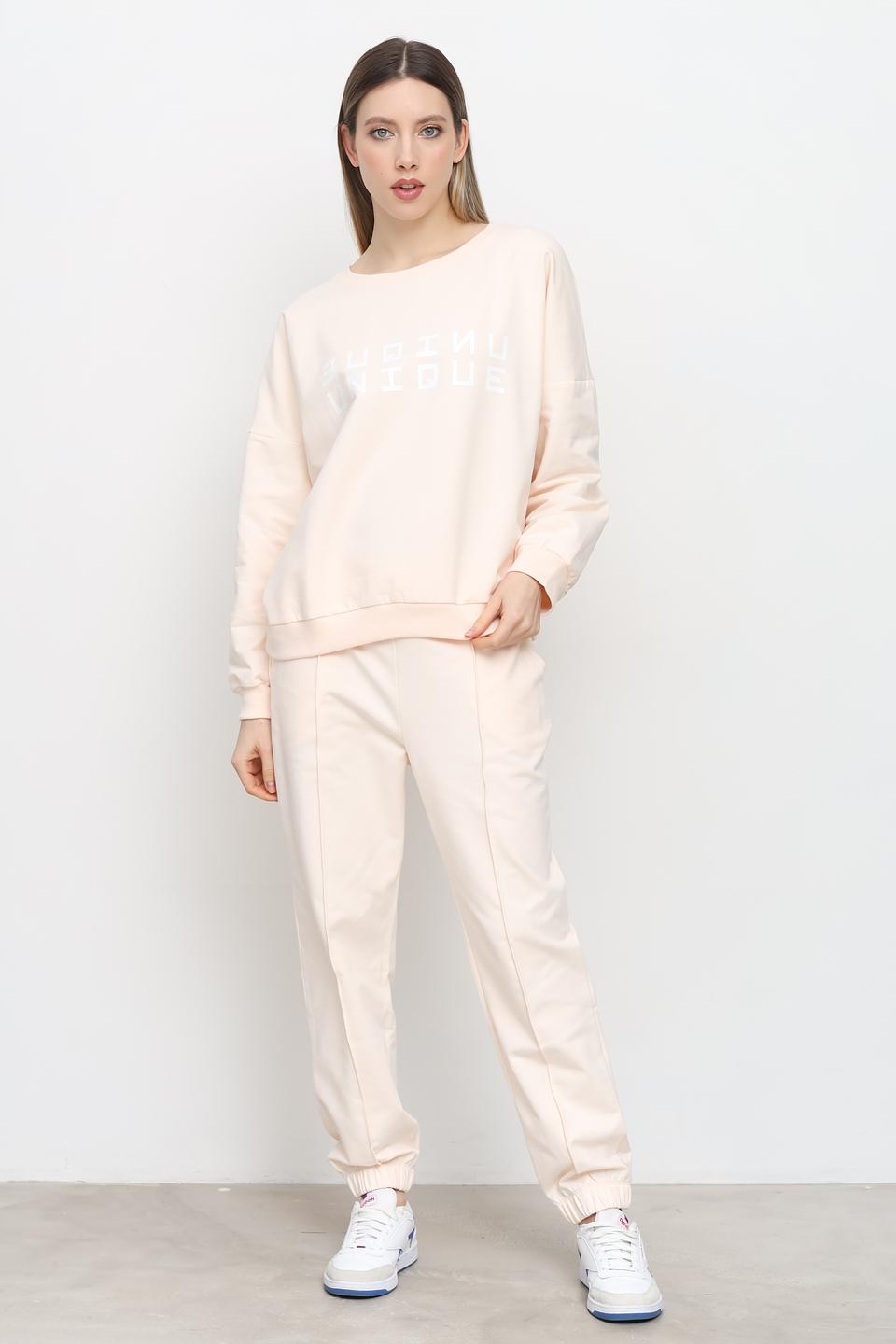 Лонгслив UNQ женский бежевый