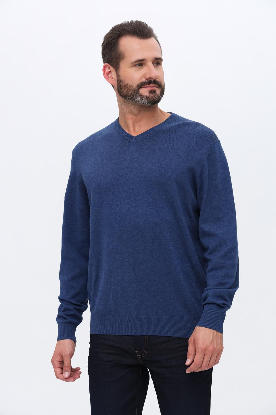 Джемпер Casa Moda V-образный синий