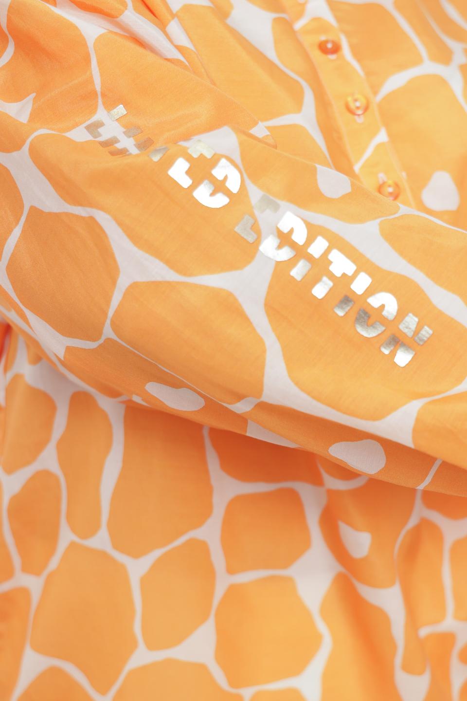 Блуза Tuzzi с принтом оранжевый