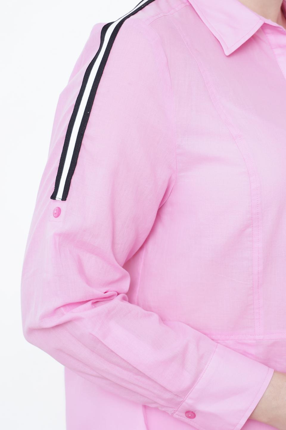 Рубашка Tuzzi с полосками розовая