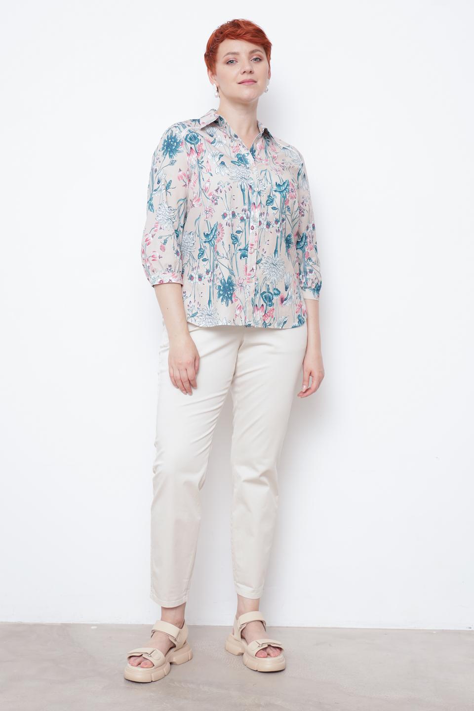 Рубашка Frank Walder с цветочным принтом