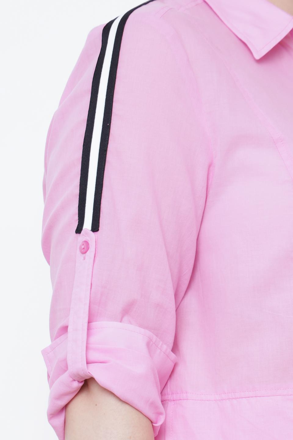 Рубашка Tuzzi с полосками розовая