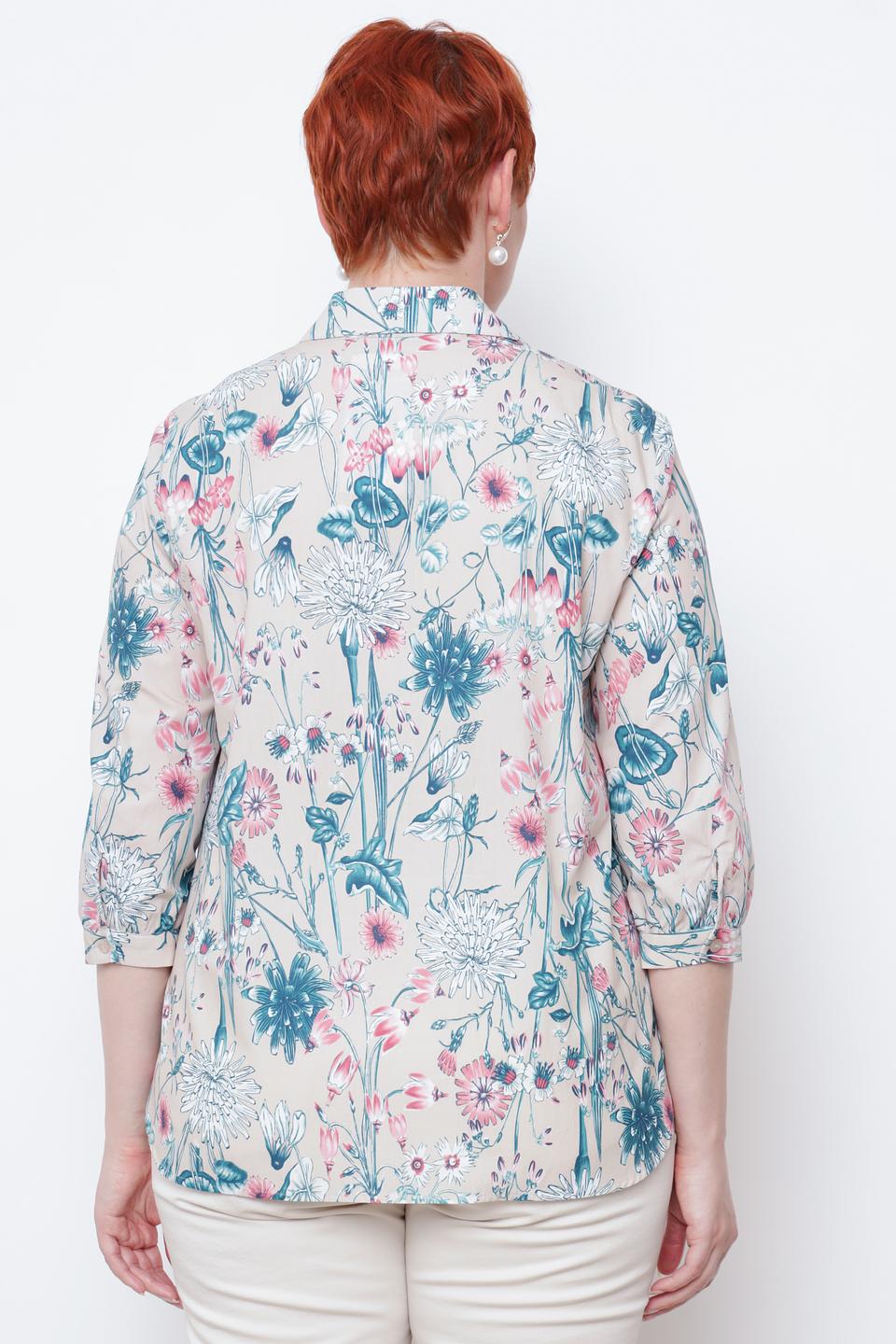 Рубашка Frank Walder с цветочным принтом