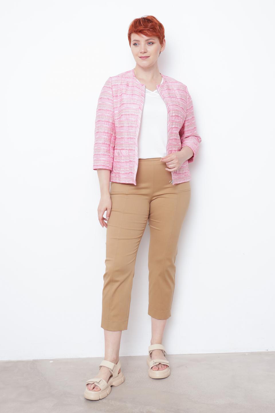 Жакет Frank Walder в полоску розовый