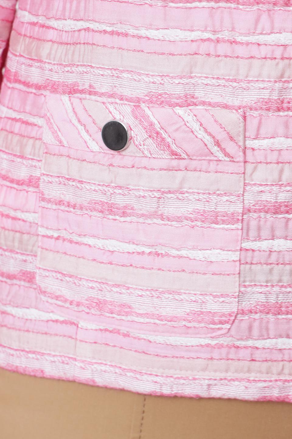 Жакет Frank Walder в полоску розовый