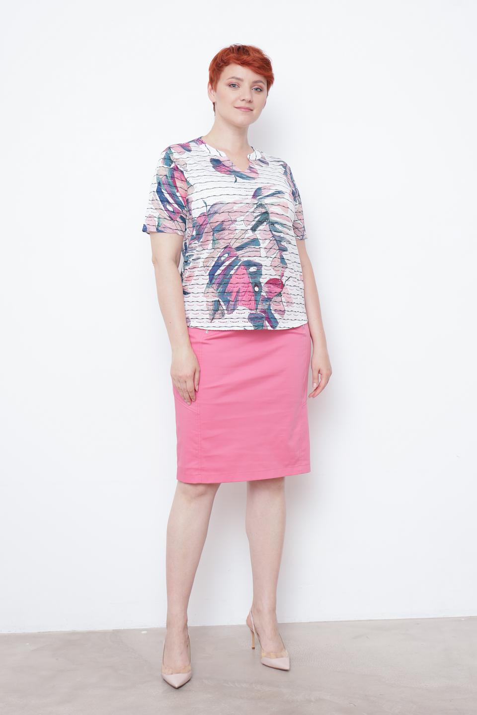 Блуза Frank Walder с цветочным принтом