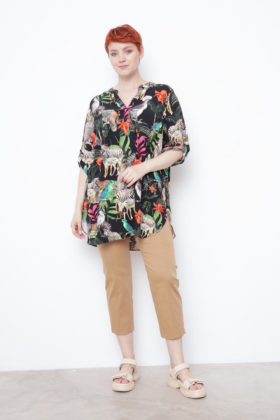 Блуза Doris Streich с принтом "Сафари"