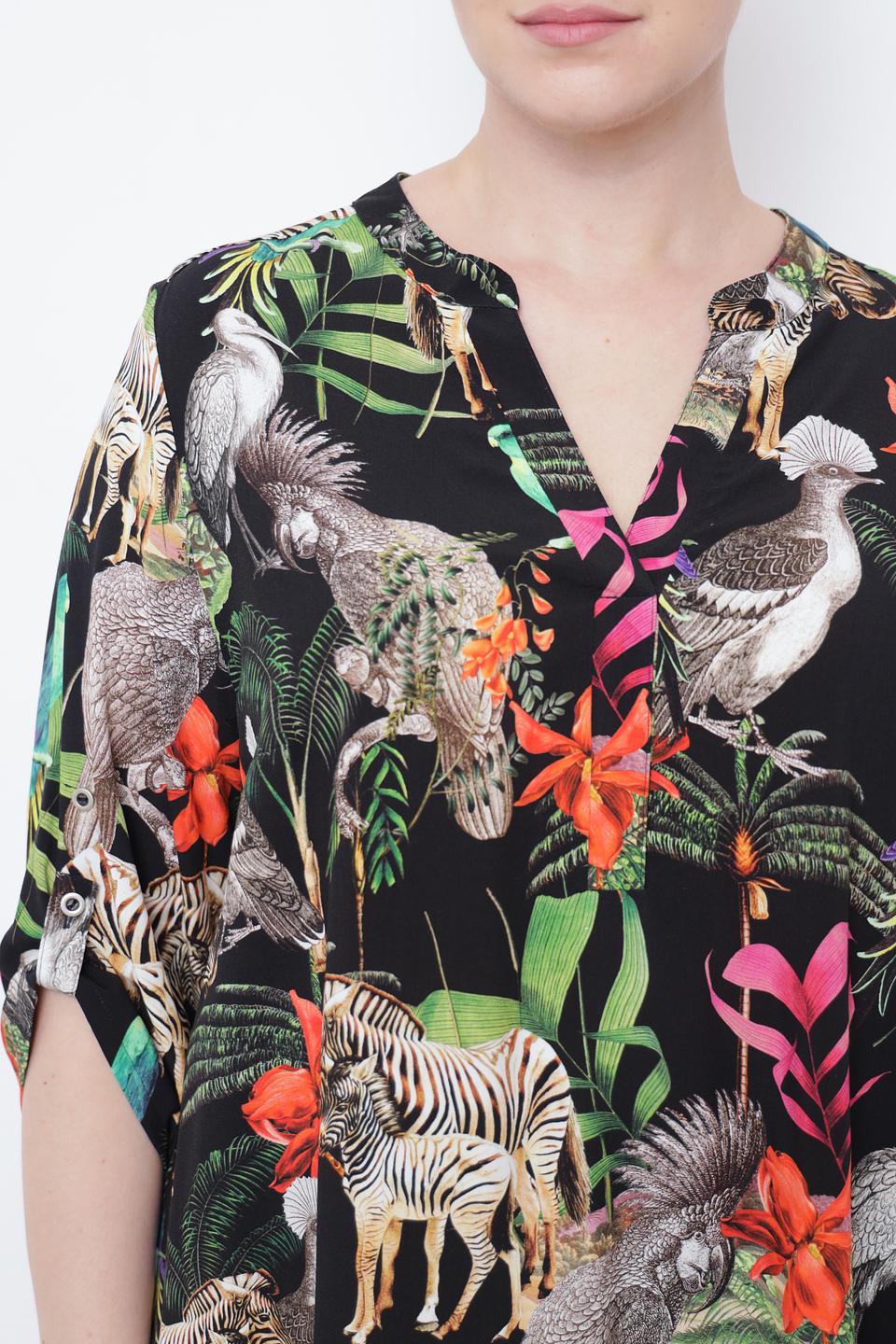 Блуза Doris Streich с принтом "Сафари"