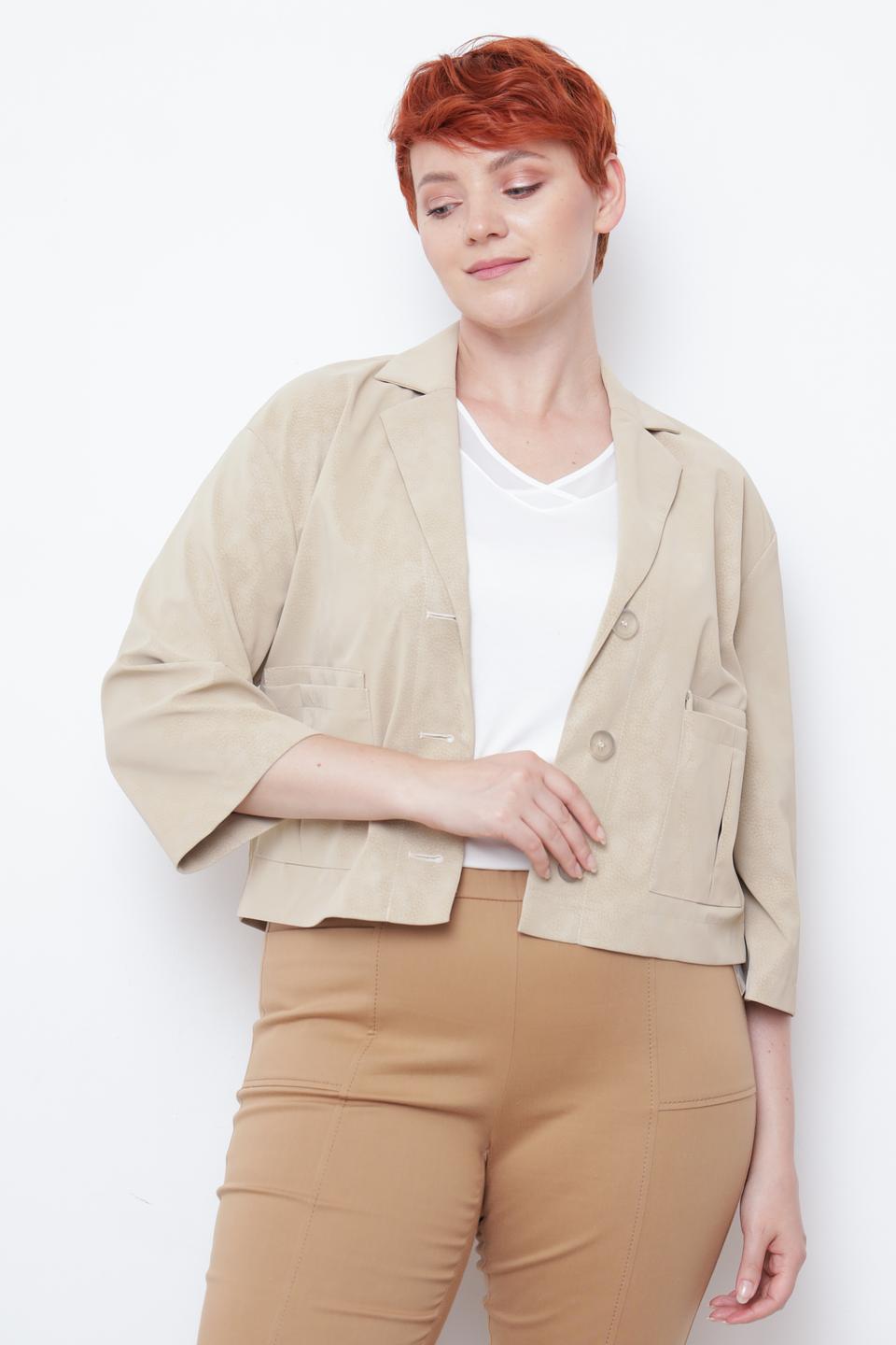 Жакет Tuzzi укороченный бежевый