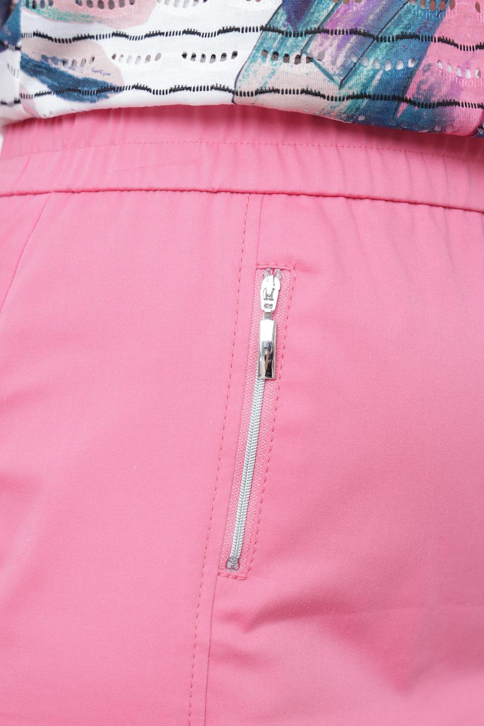 Юбка Frank Walder розовая с молниями