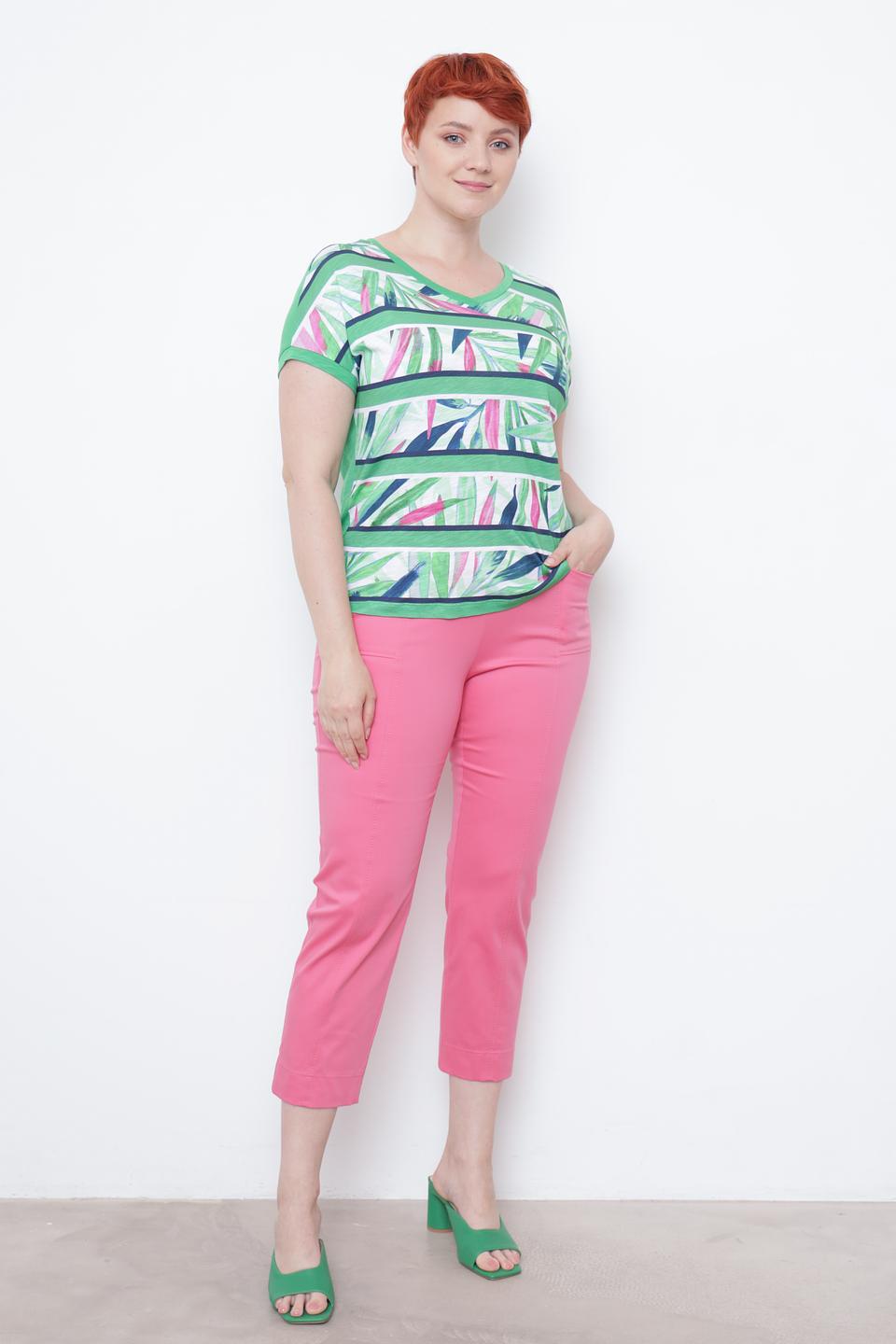 Брюки капри Frank Walder розовые