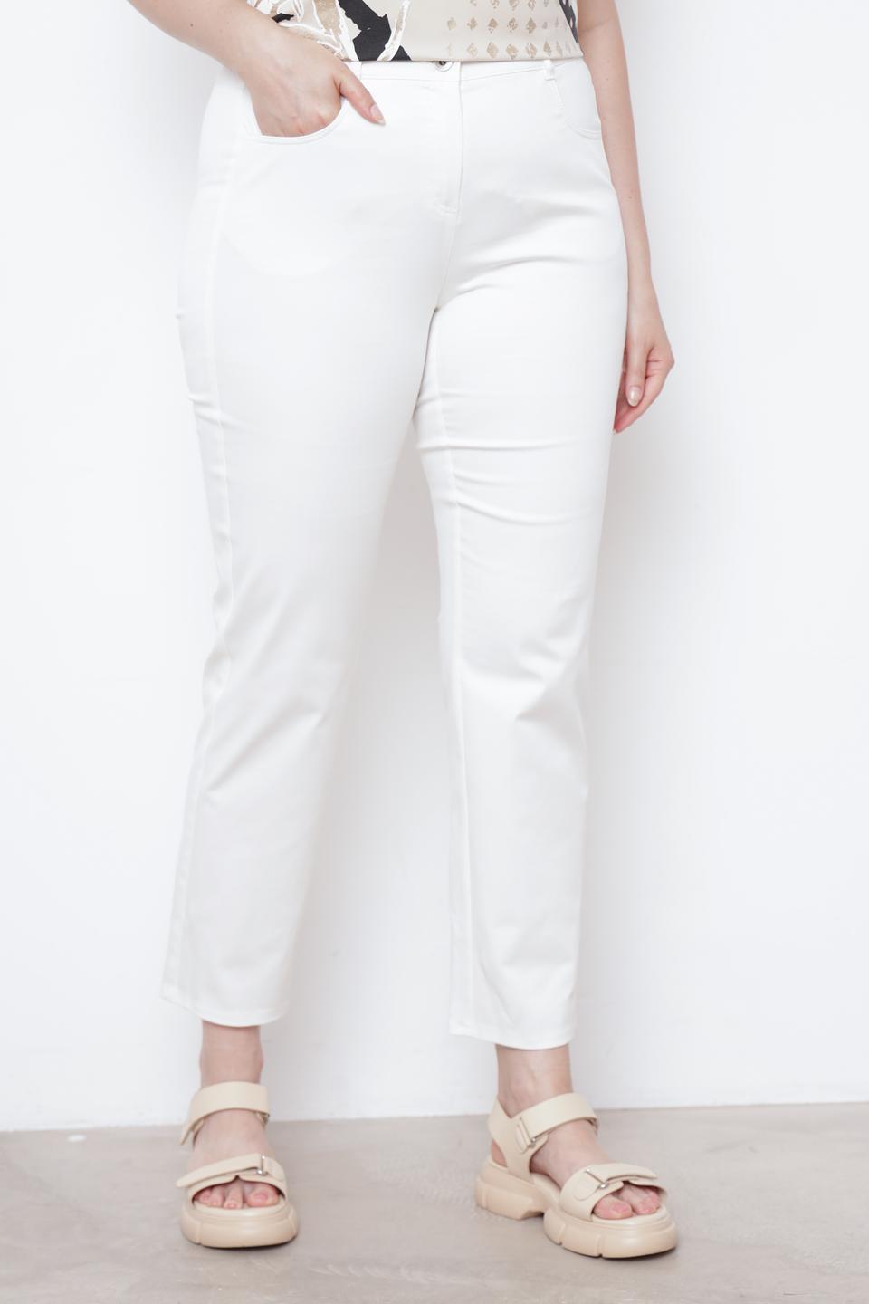 Брюки Frank Walder прямые белые