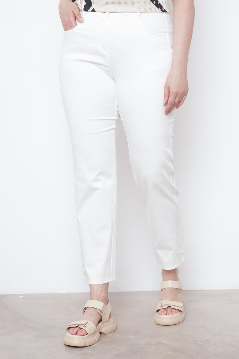 Брюки Frank Walder прямые белые