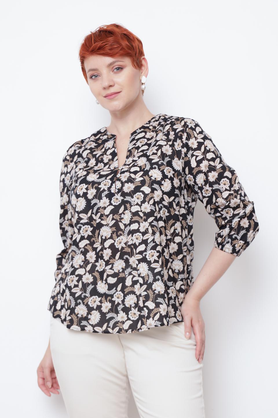 Блуза Taifun с цветочным принтом