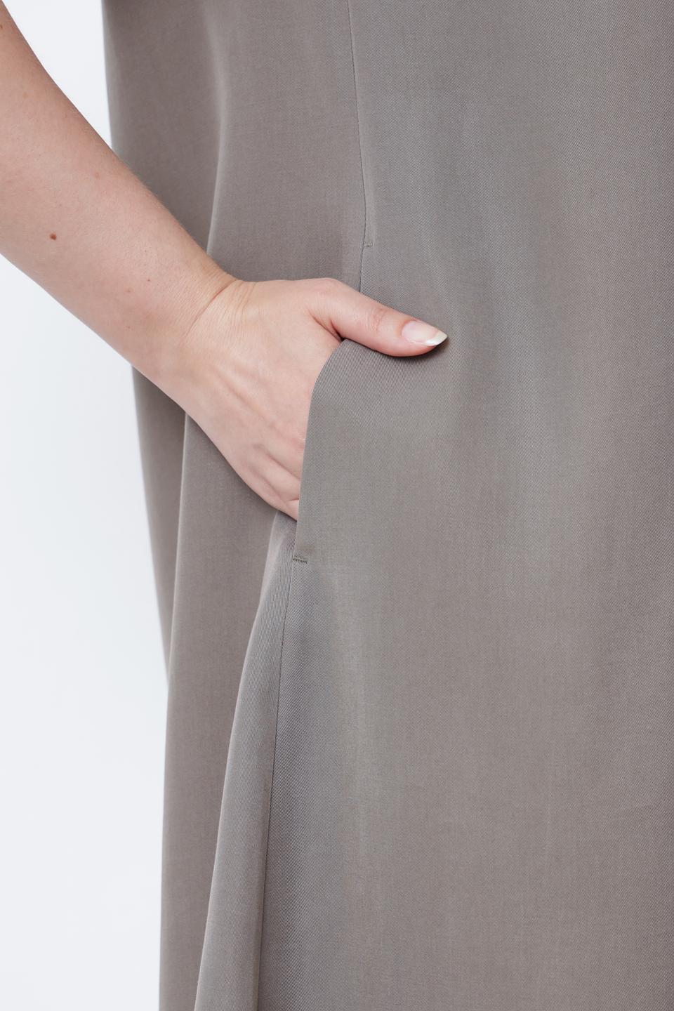 Платье рубашка Thomas Rabe серое