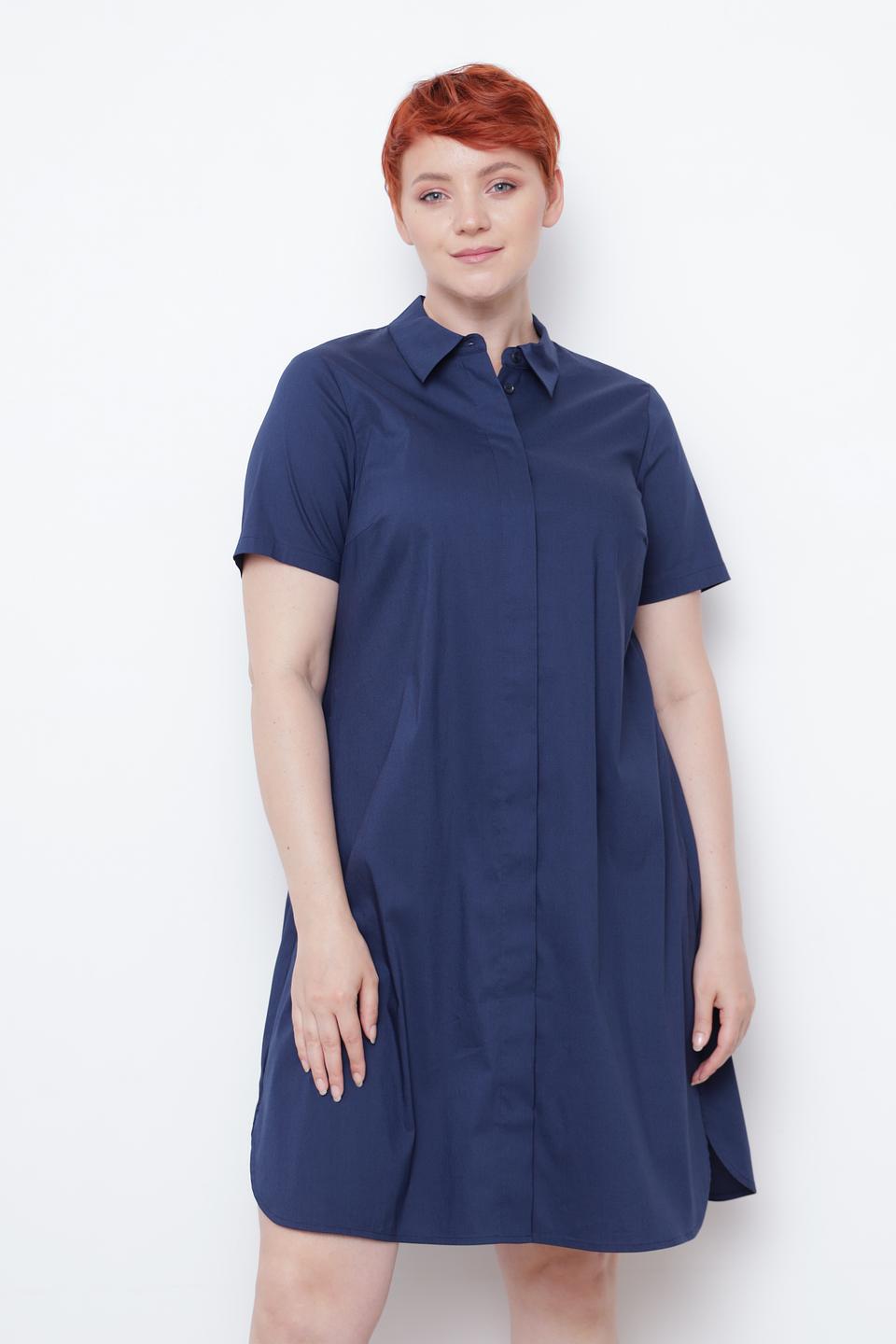 Платье рубашка Thomas Rabe синее