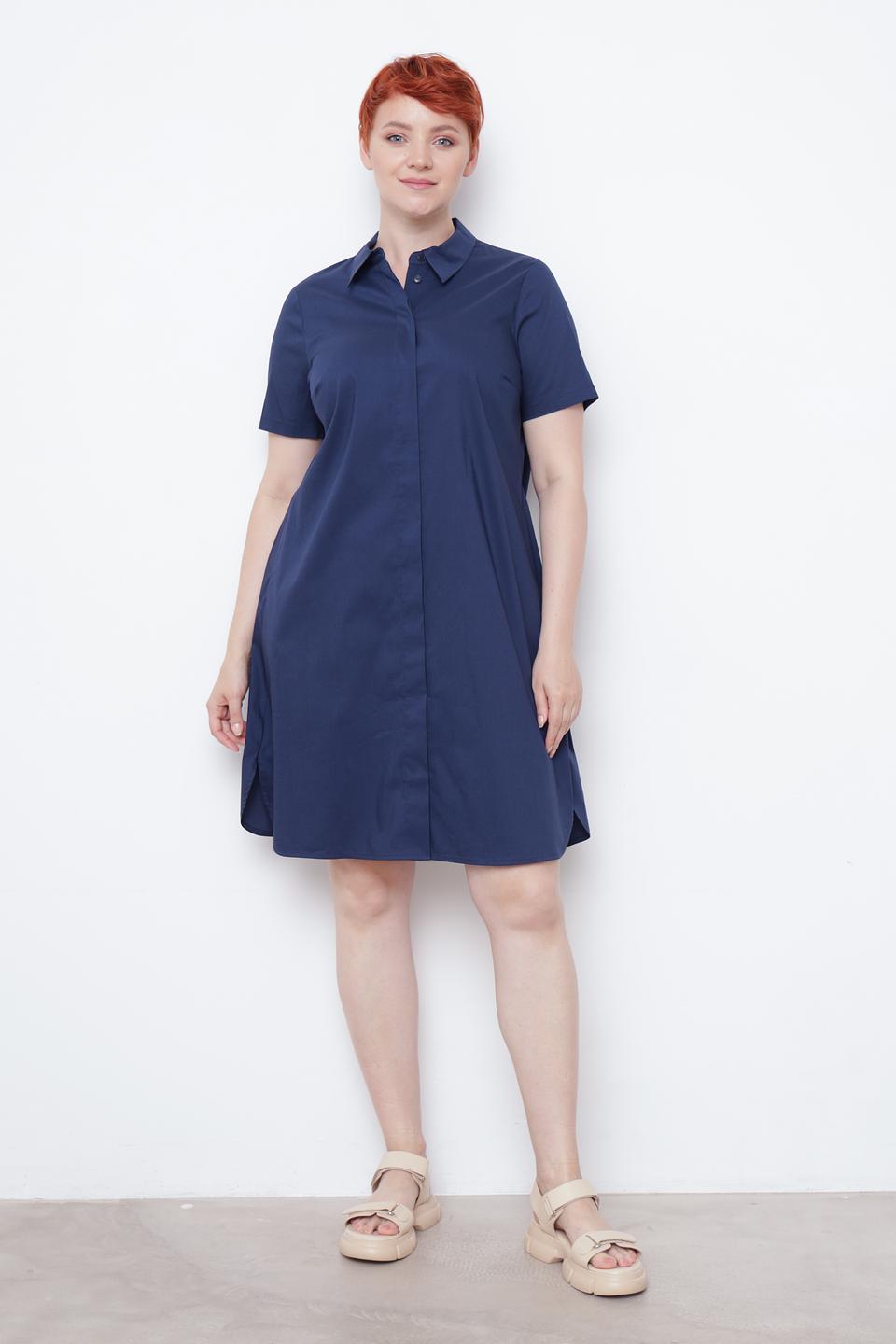 Платье рубашка Thomas Rabe синее