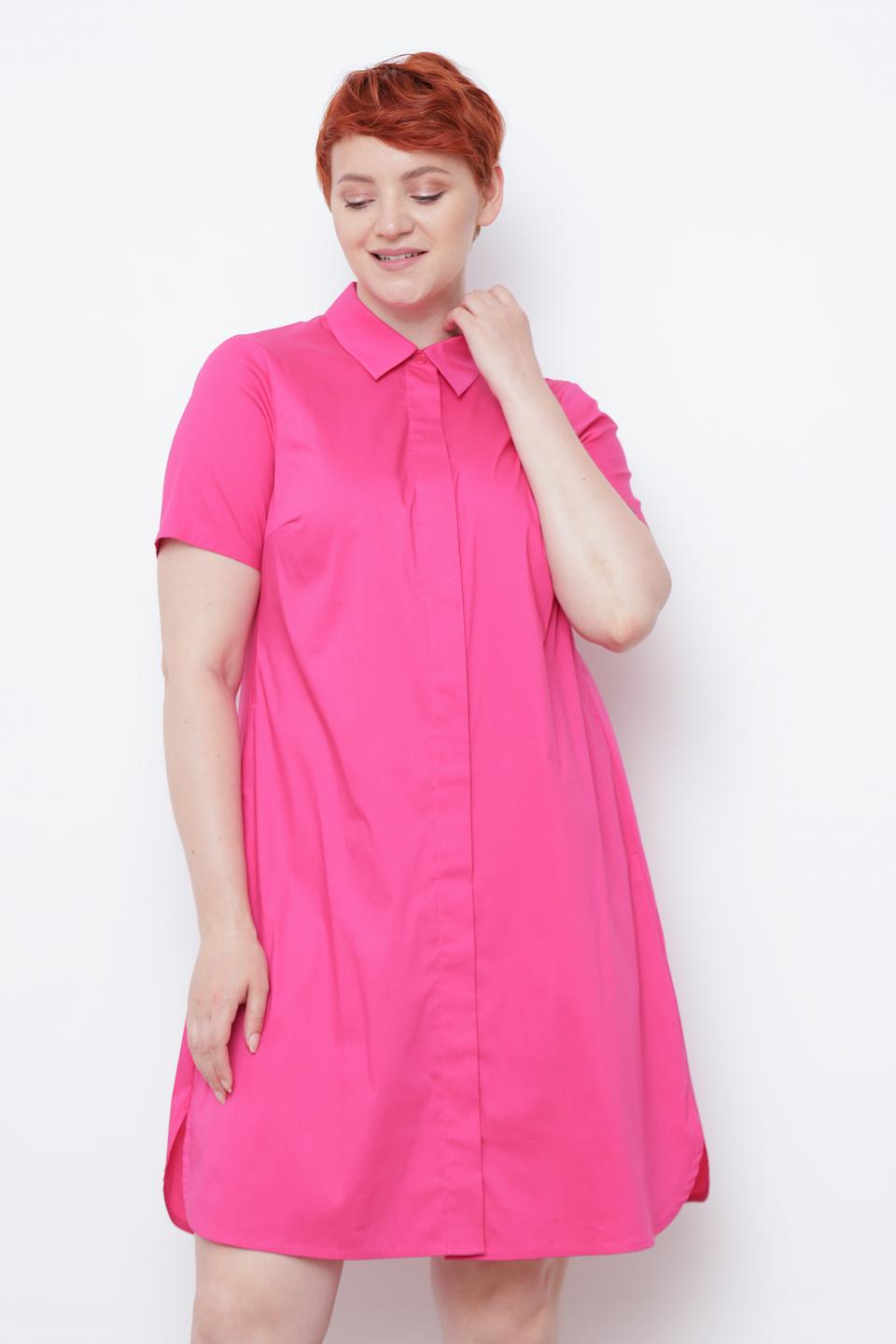 Платье рубашка Thomas Rabe фуксия