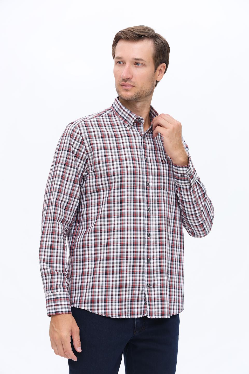 Рубашка Bugatti в клетку