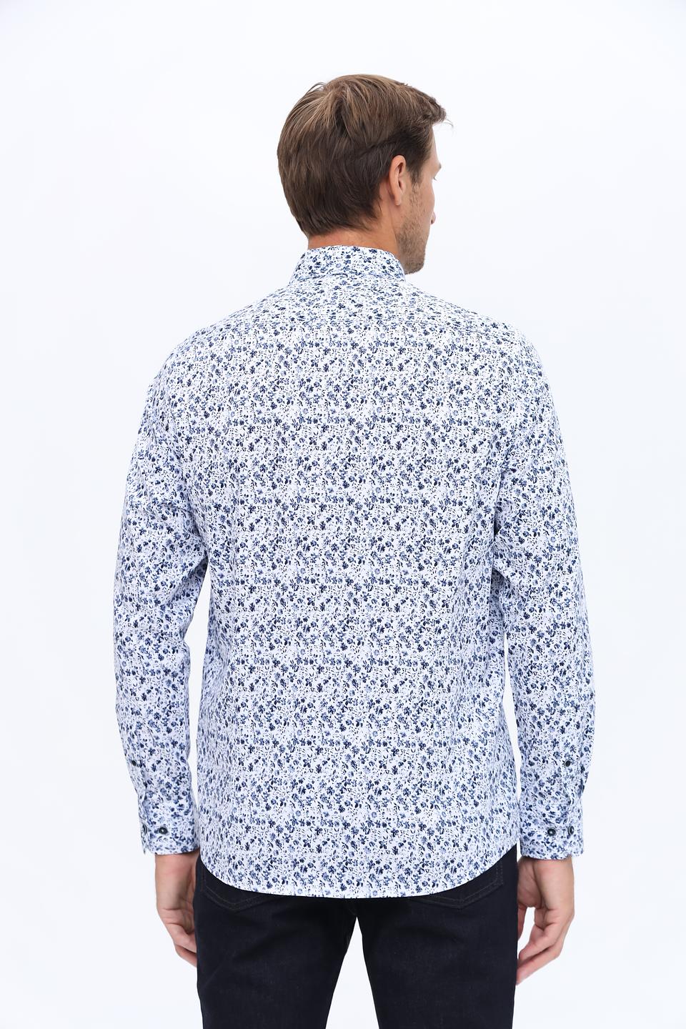 Рубашка Bugatti с цветочным принтом