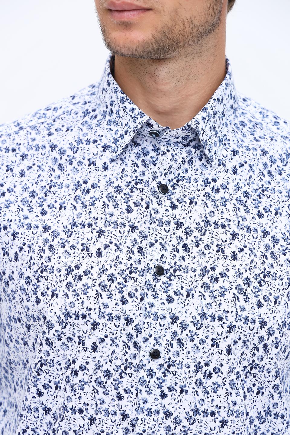 Рубашка Bugatti с цветочным принтом