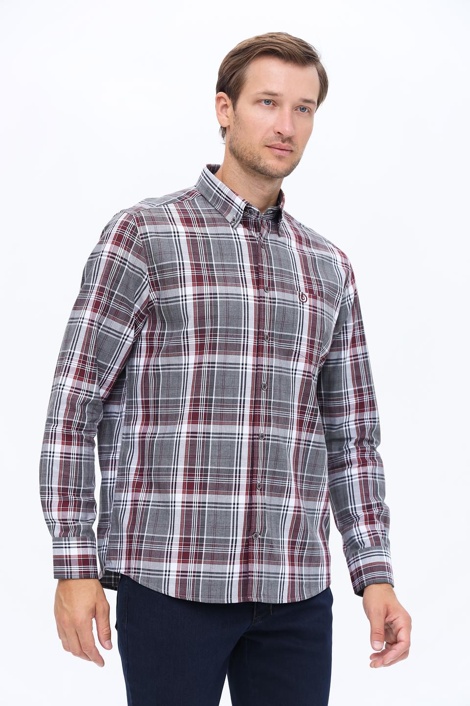 Рубашка Bugatti в клетку