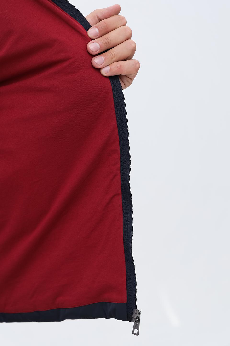 Кардиган Bugatti комбинированный бордовый