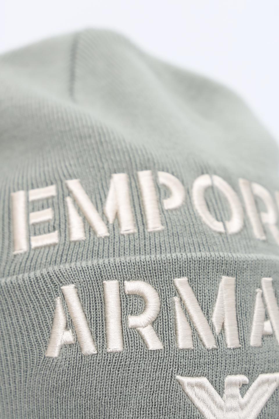 Шапка Emporio Armani серая