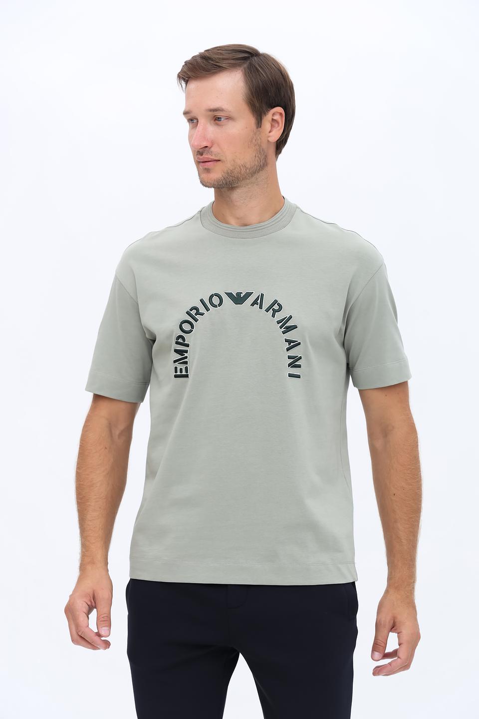 Футболка Emporio Armani муж. светло-зелёная