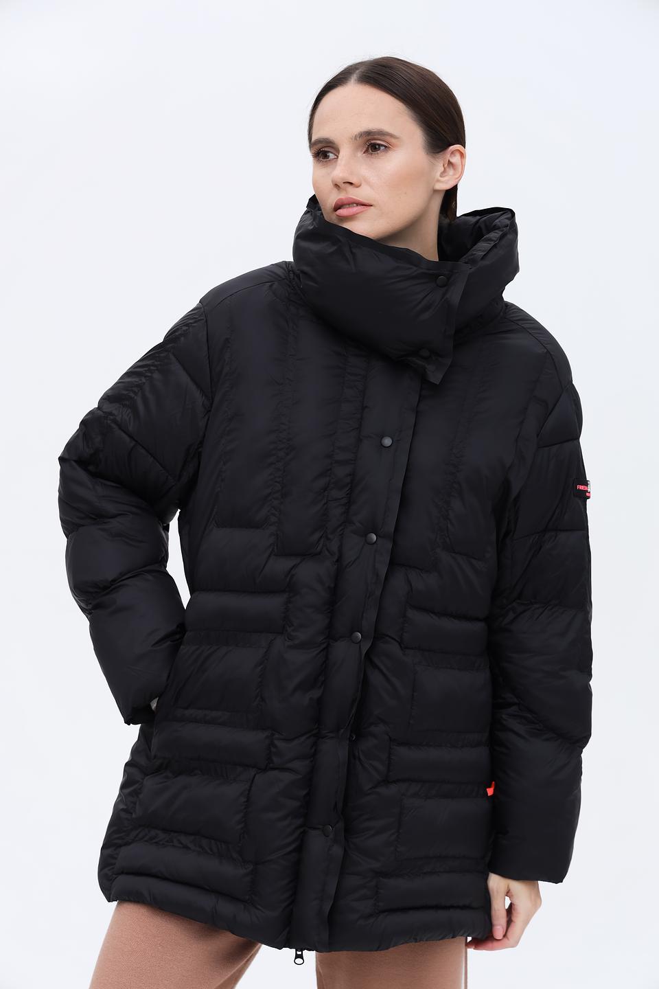 Куртка Frieda and Freddies стеганая чёрная