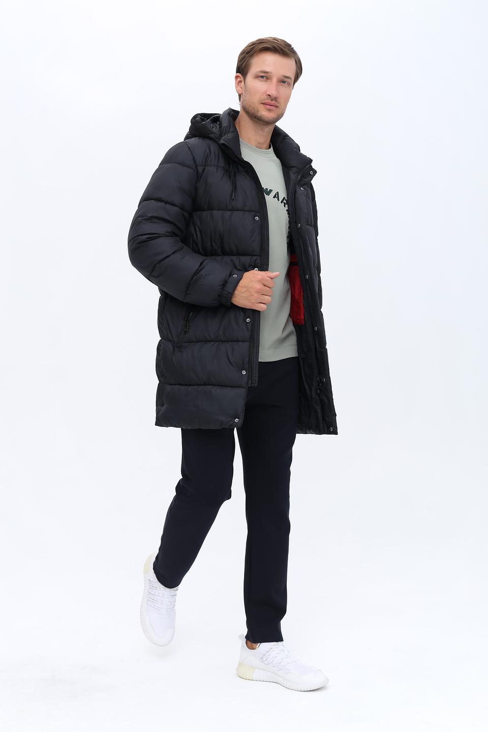 Пальто New Canadian стеганое чёрное