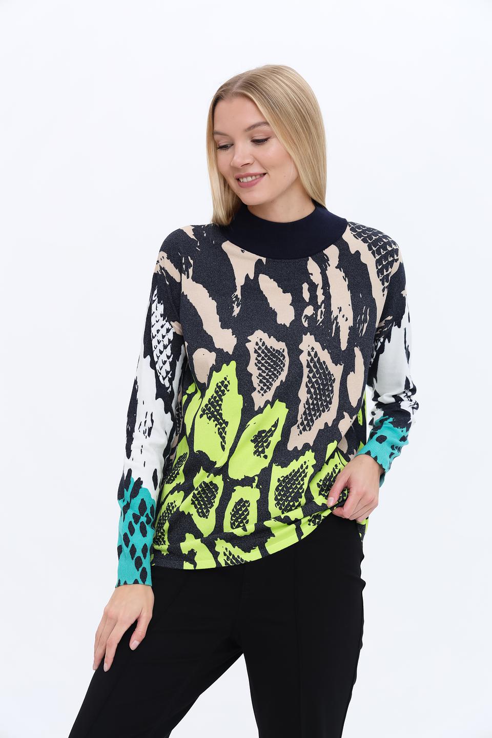 Пуловер Tuzzi с принтом reptile