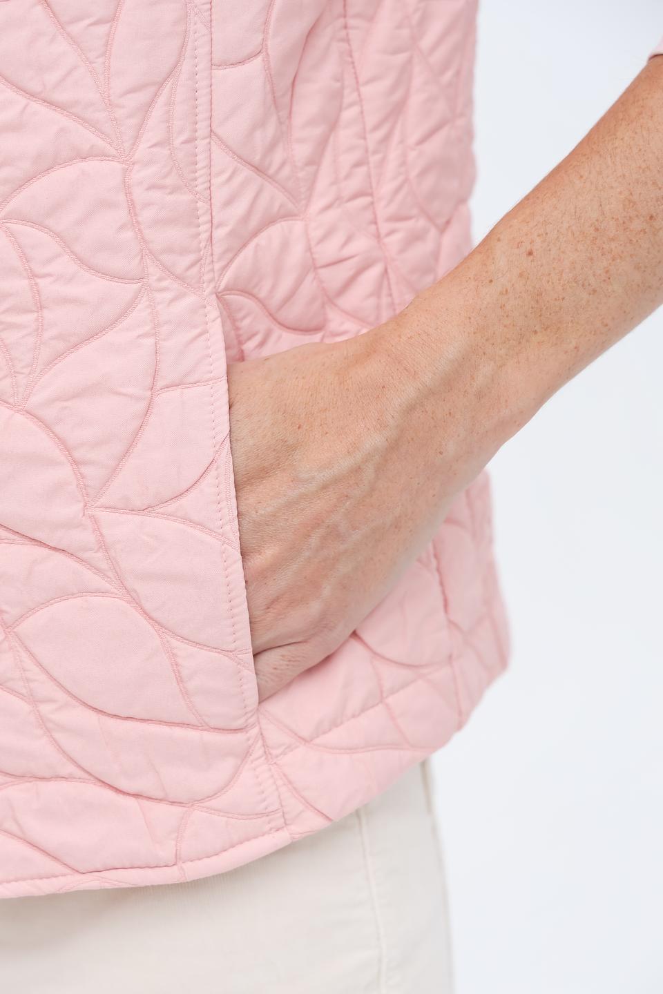 Жилет Sommer mann стеганый розовый