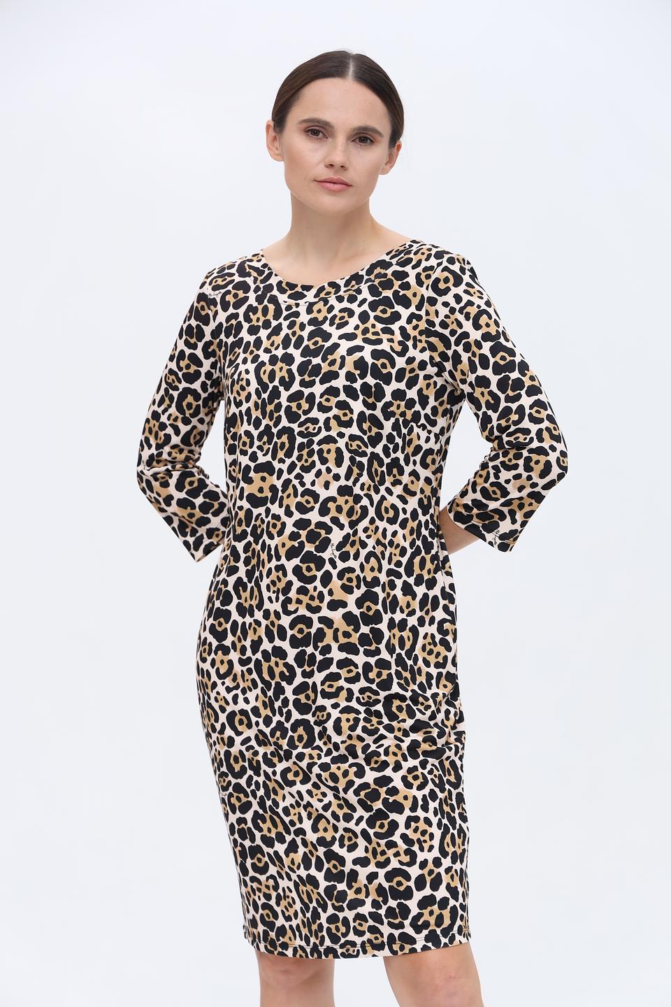 Платье Miss Lagotte леопард