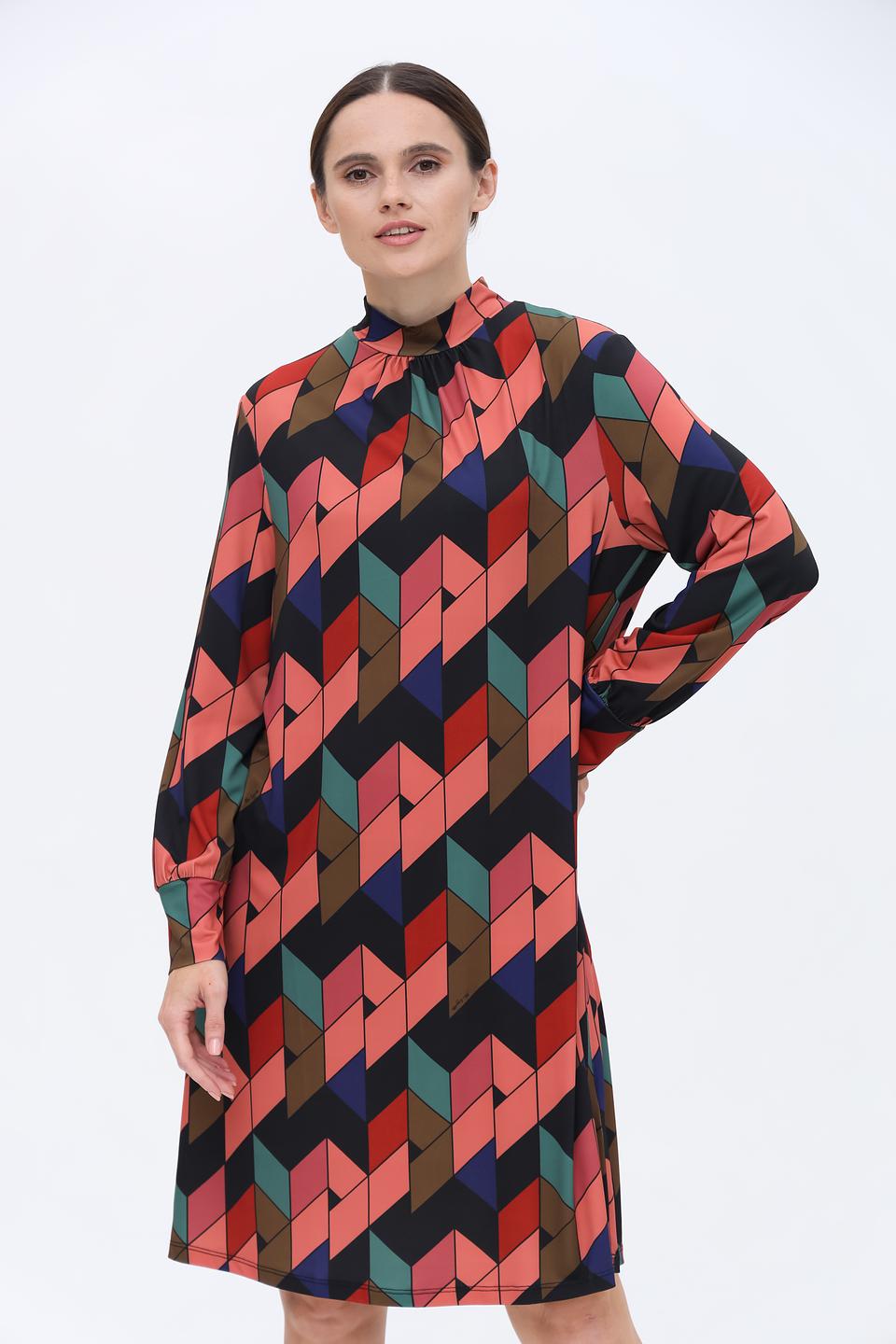 Платье Miss Lagotte с геометрическим принтом