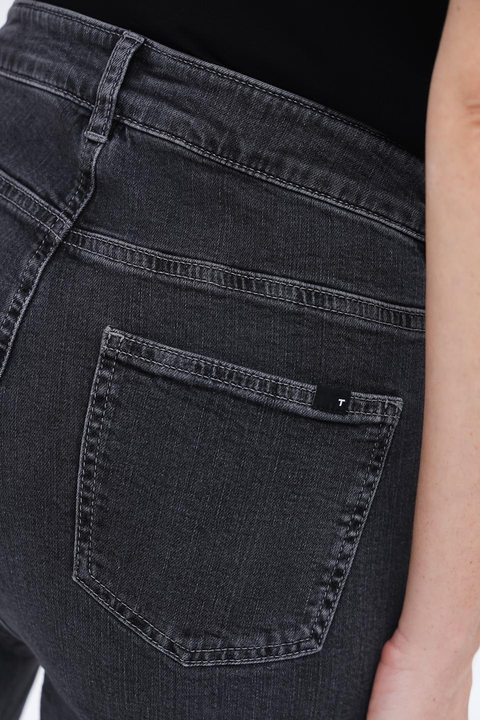 Джинсы Taifun серые с разрезами