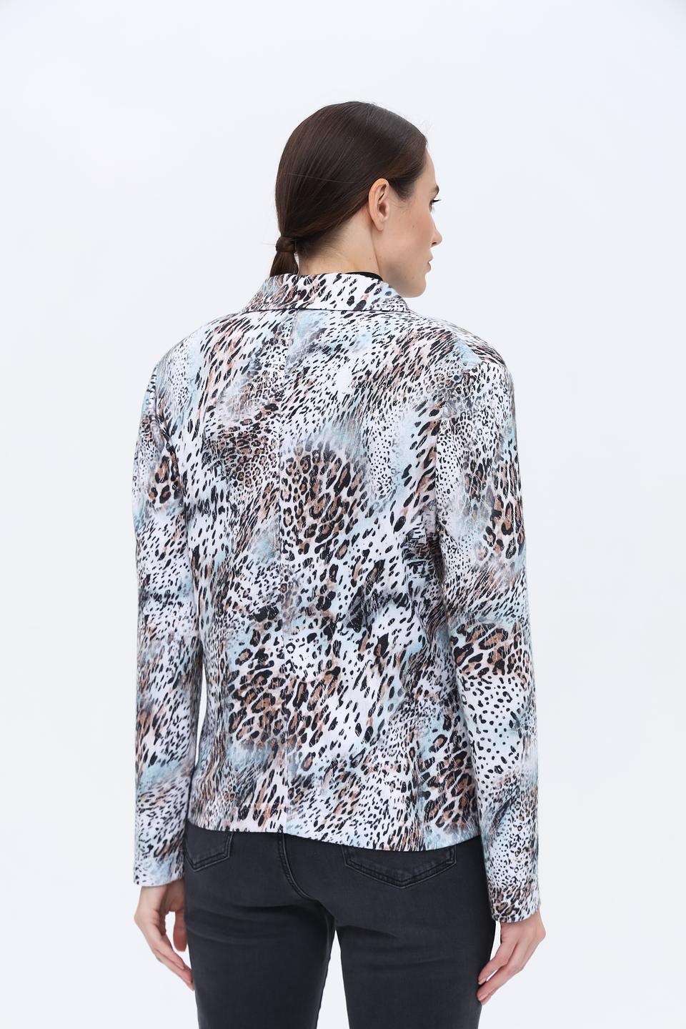 Жакет Sommer mann с леопардовым принтом