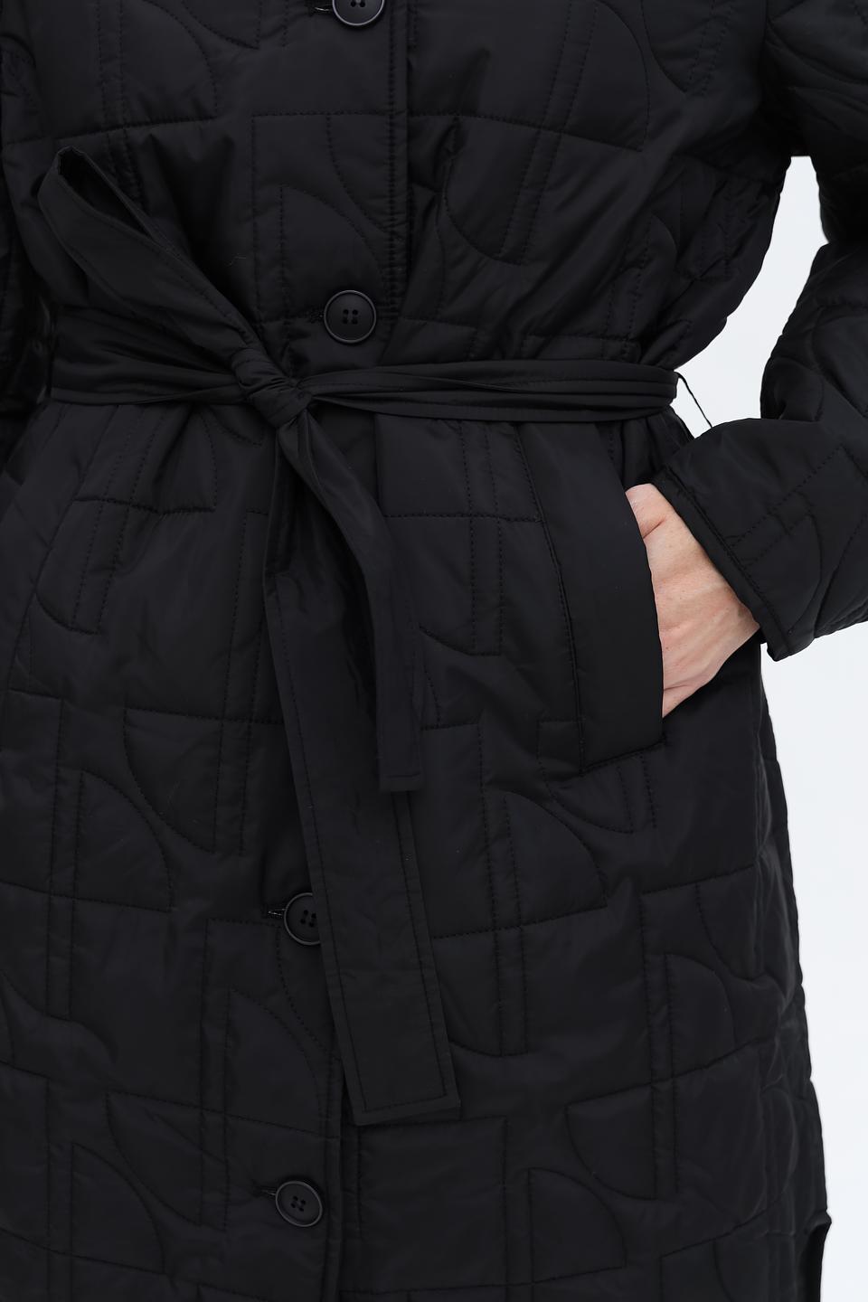 Пальто Taifun стеганое чёрное