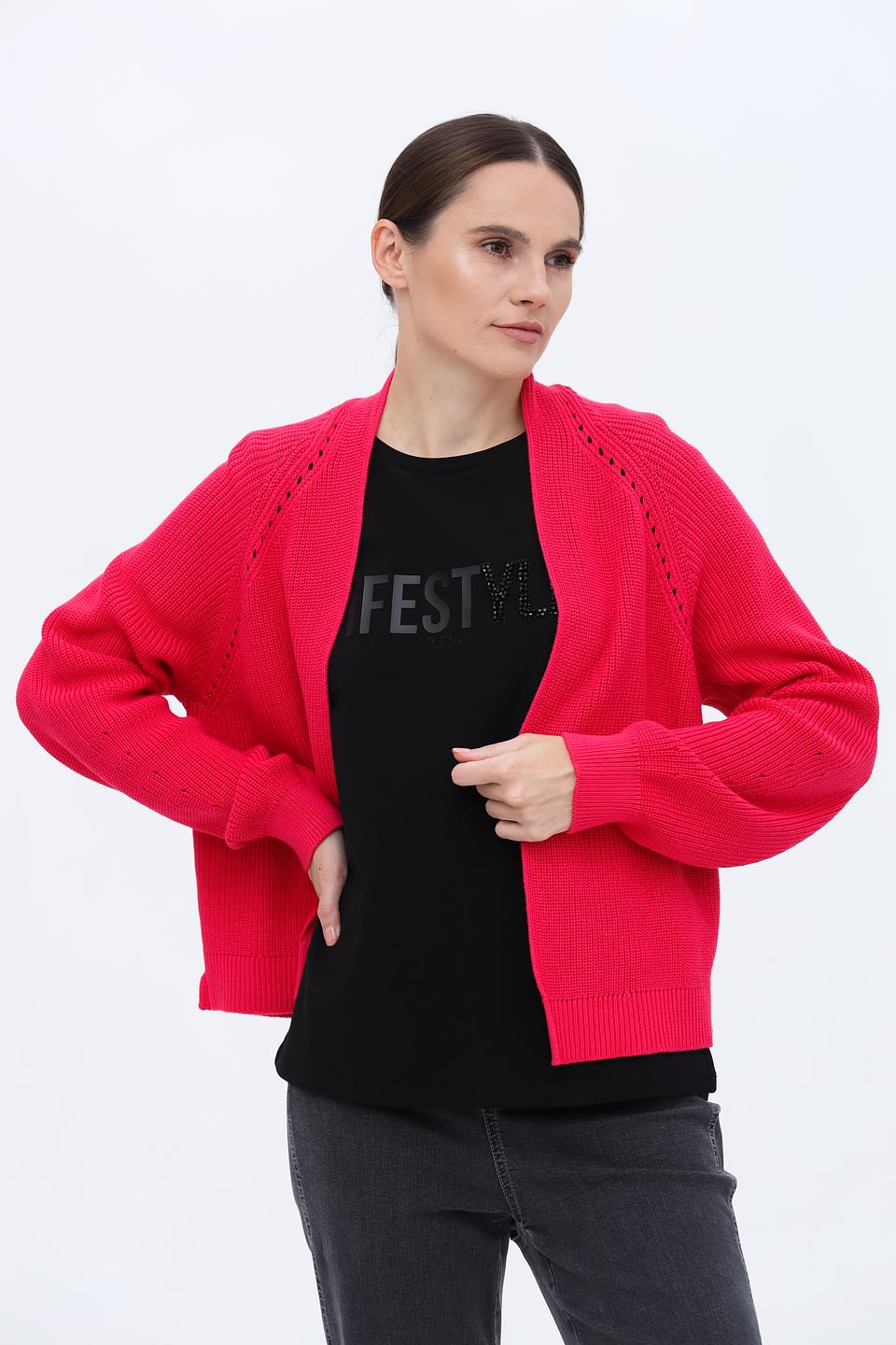 Кардиган Taifun малиновый