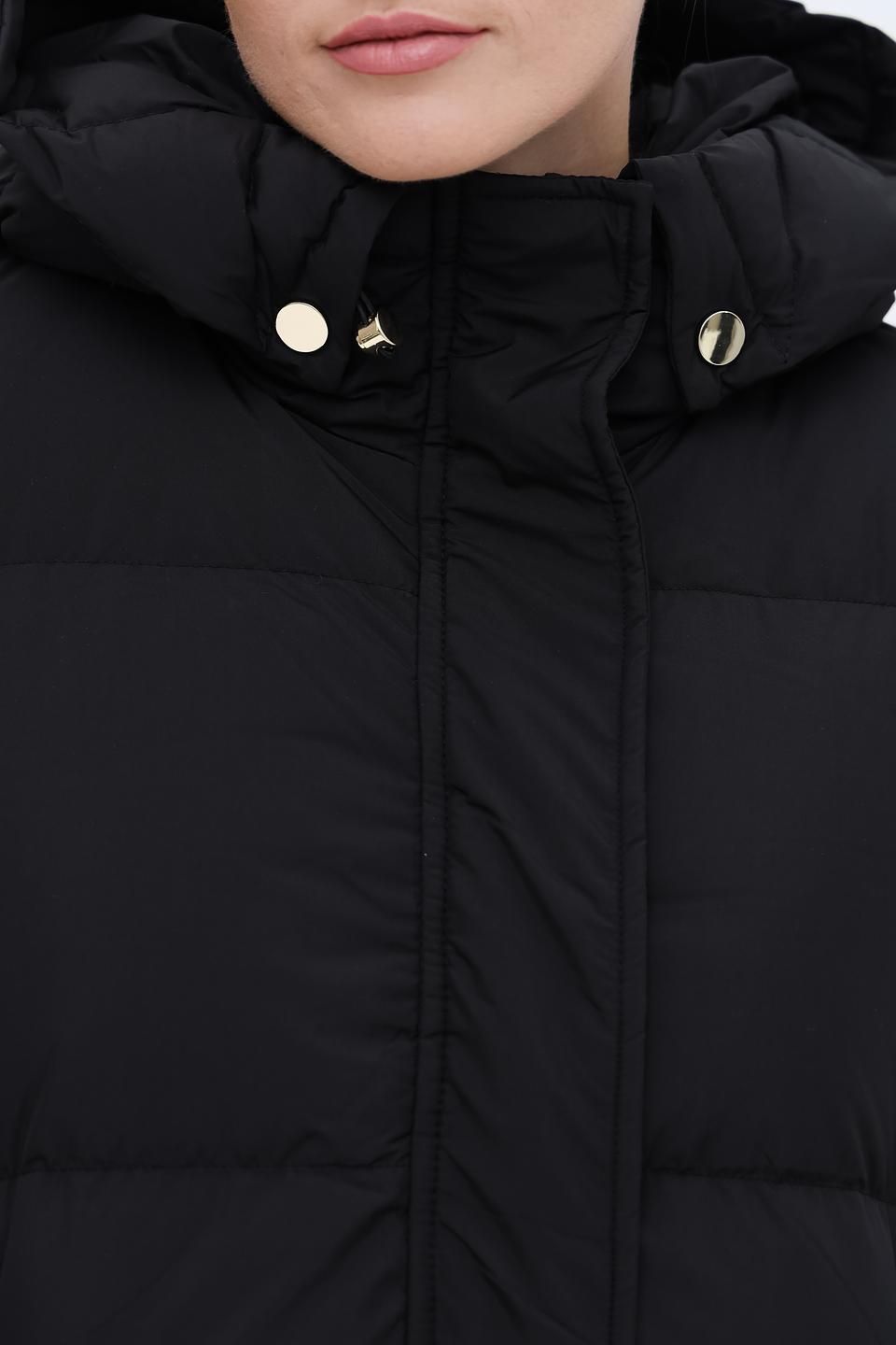 Пальто Electra style чёрное стеганое