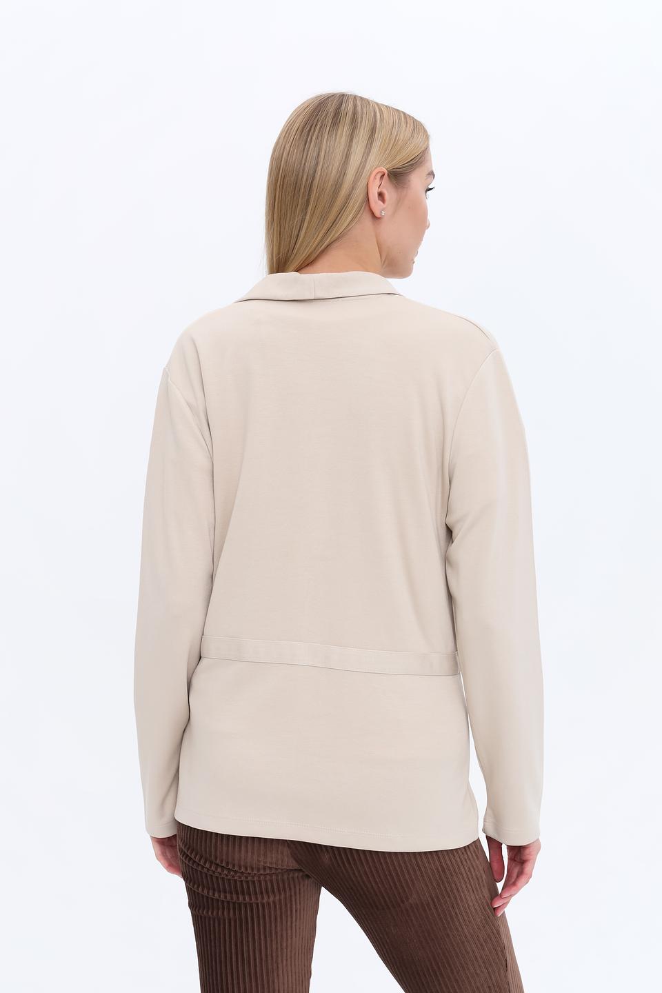 Жакет Bianca с завязкой бежевый