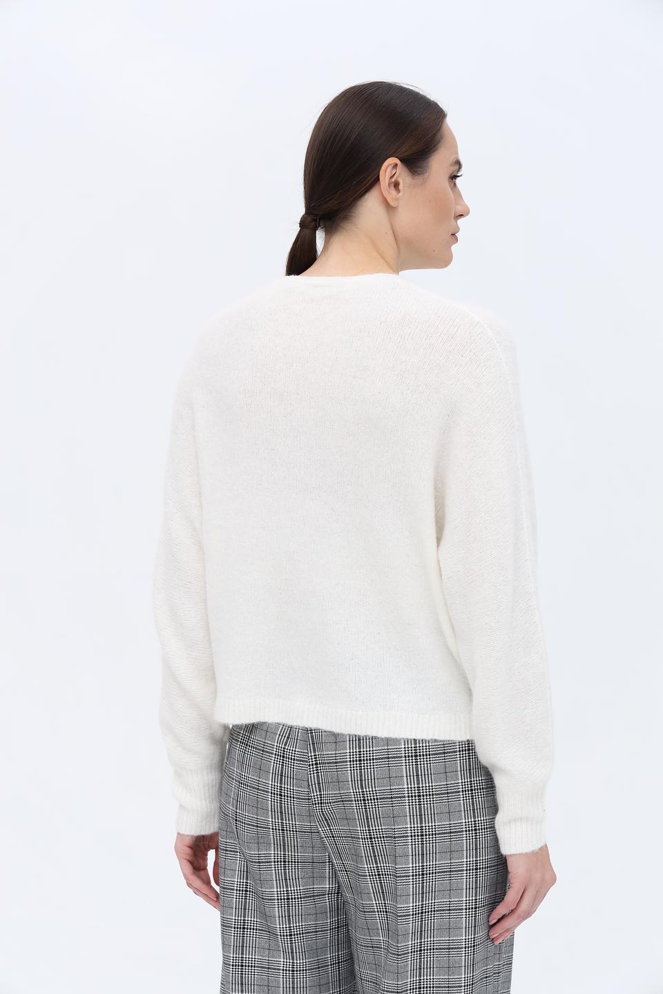 Пуловер Luisa Cerano молочный