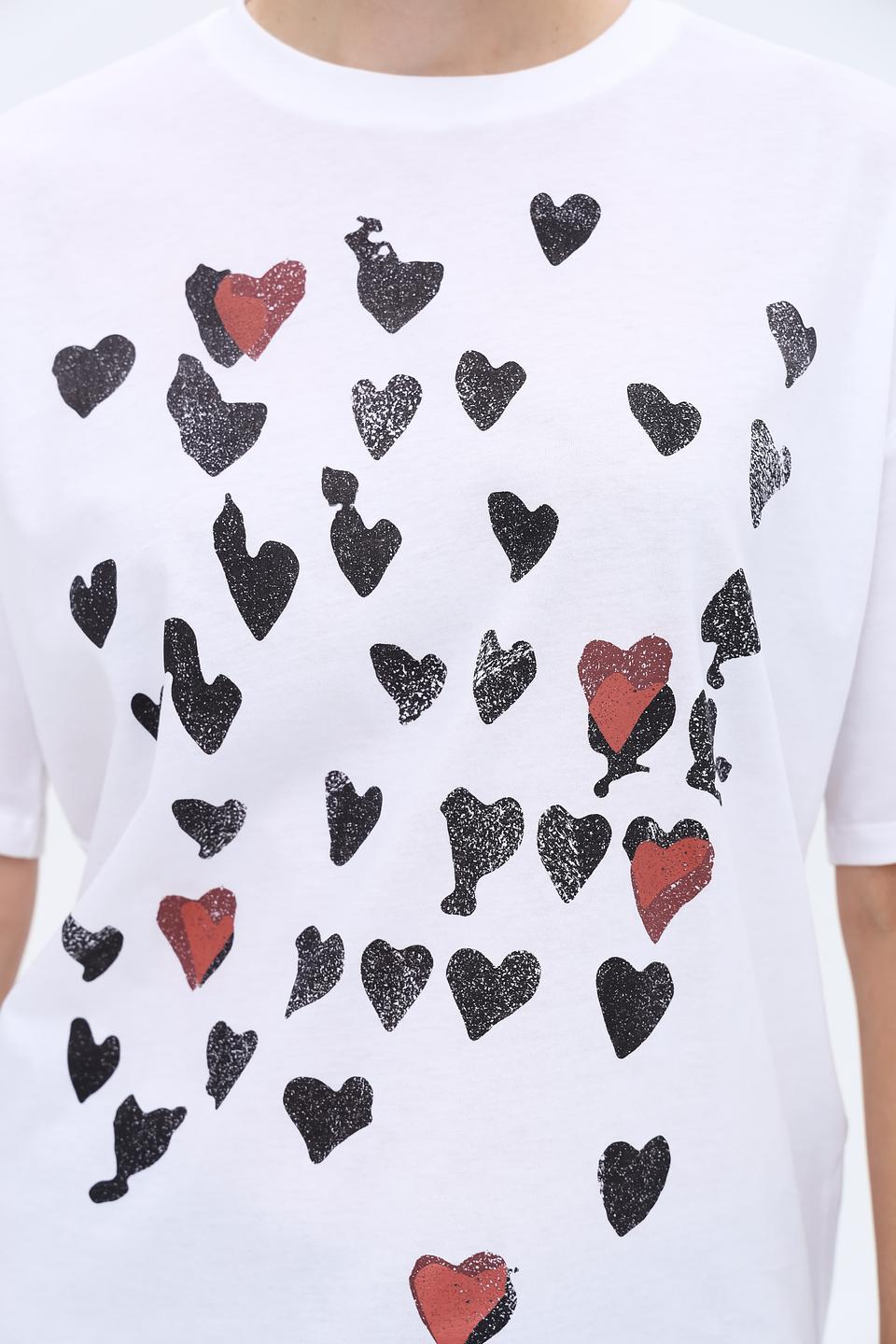 Футболка Luisa Cerano с сердцами