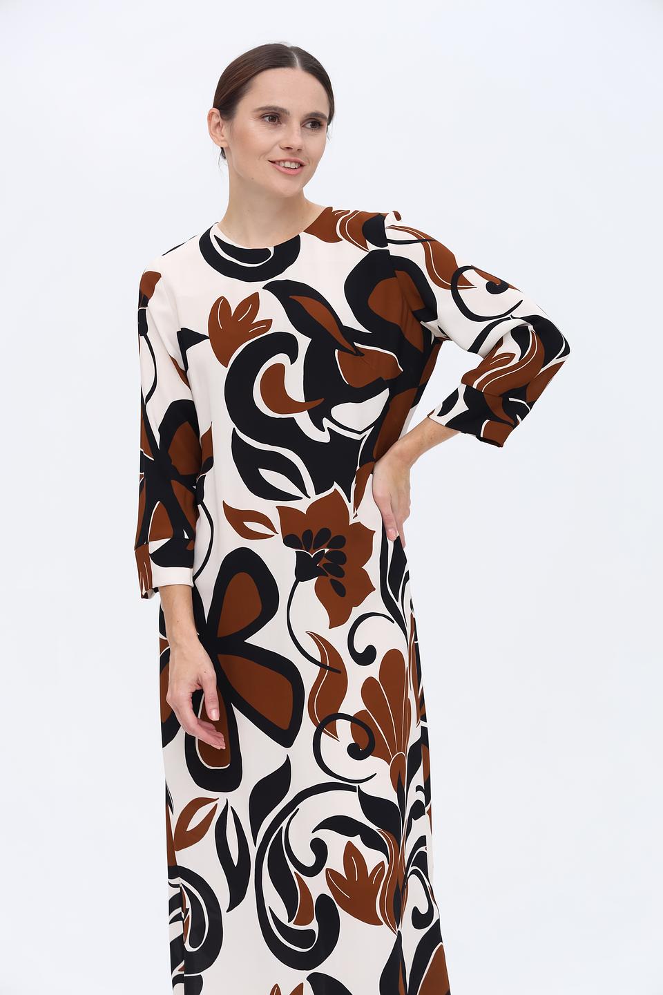 Платье Luisa Cerano с цветочным принтом