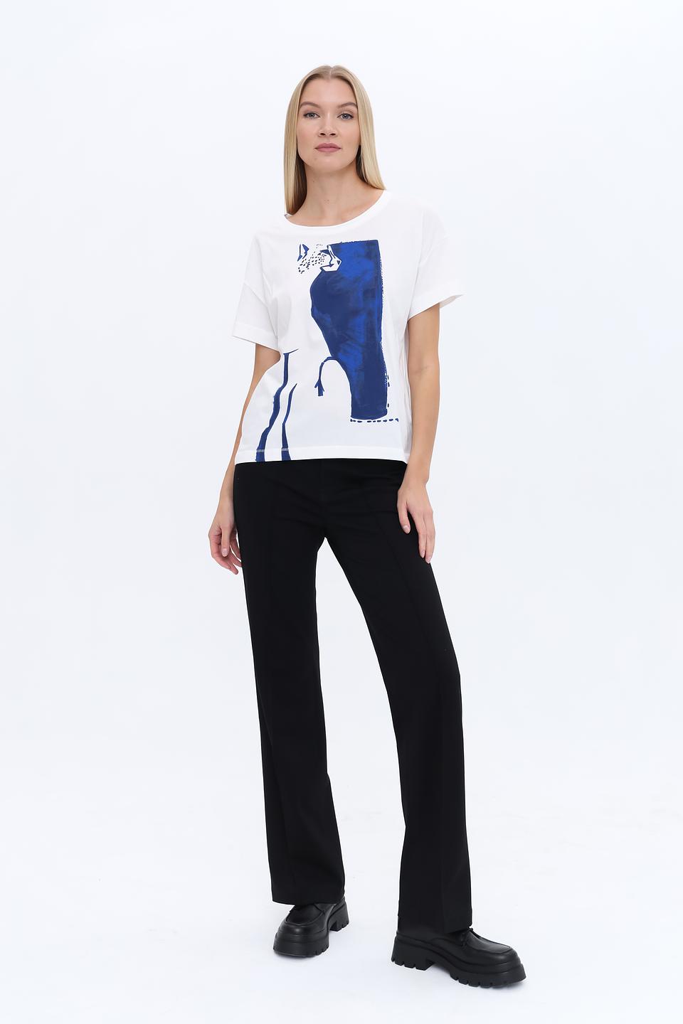 Футболка Oui с принтом леопарда