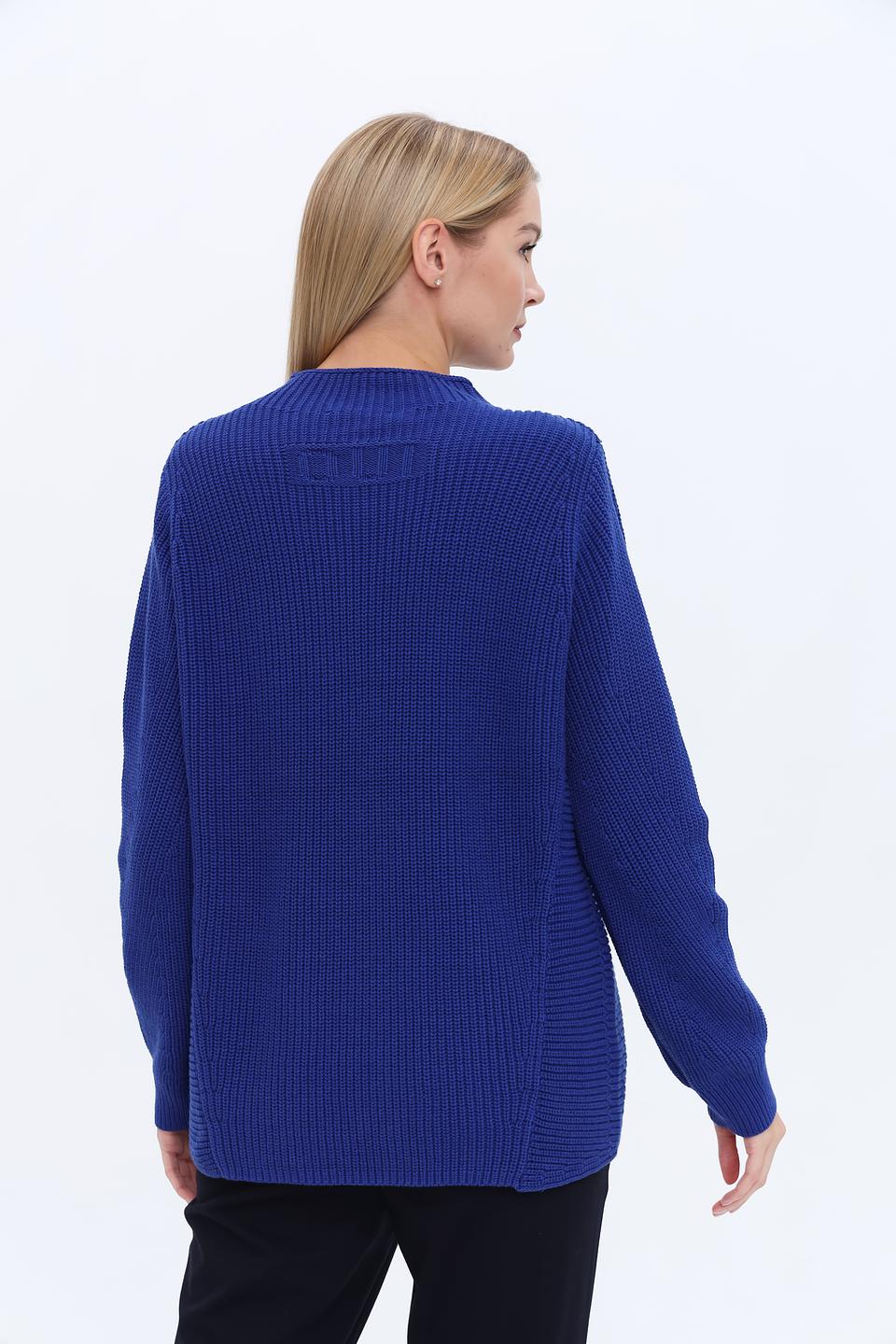 Пуловер Oui женский синий