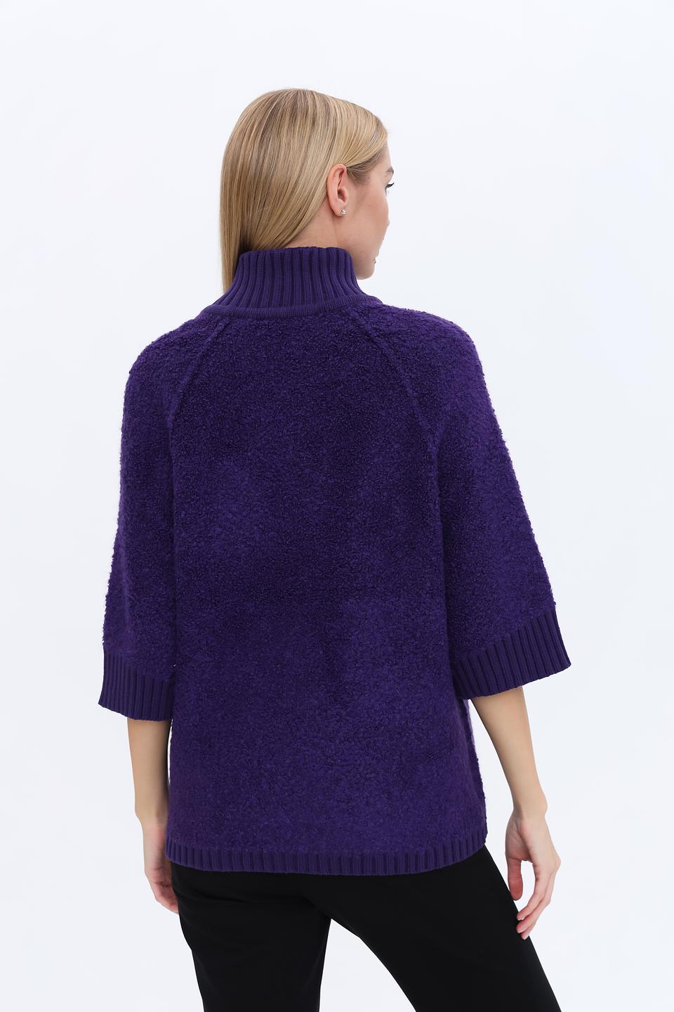 Жакет Bianca с молнией фиолетовый