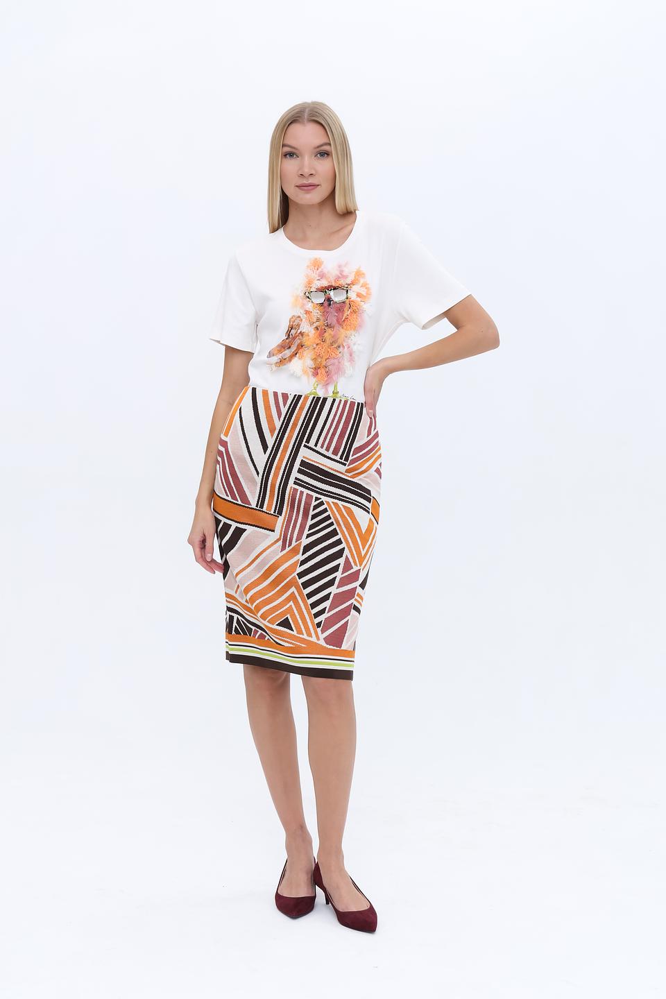 Футболка Marc Cain с принтом сова